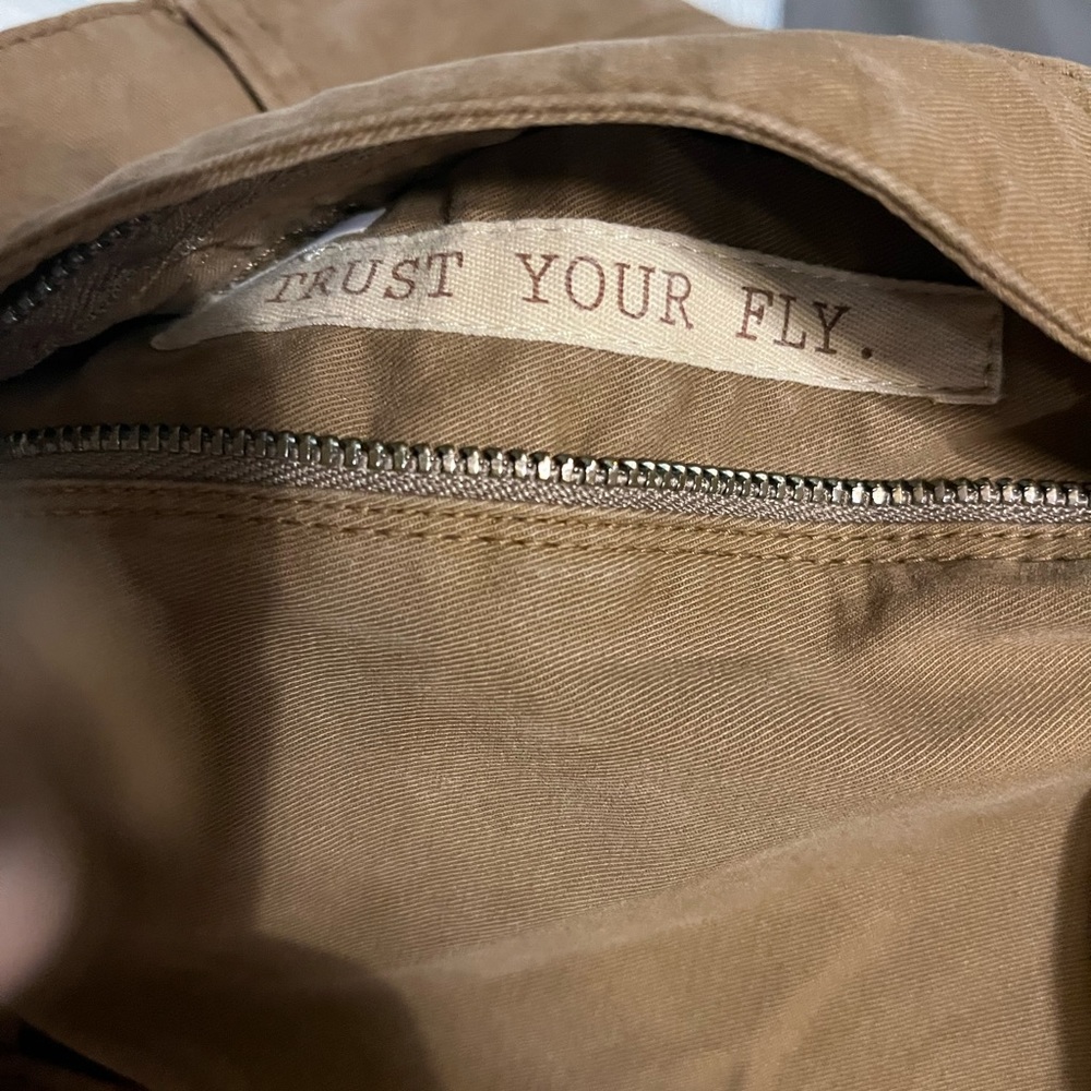 Orvis Pants Mens 38x30 Khaki brown 5 Pocket Straight Leg Stretch Twill - Picture 6 of 6